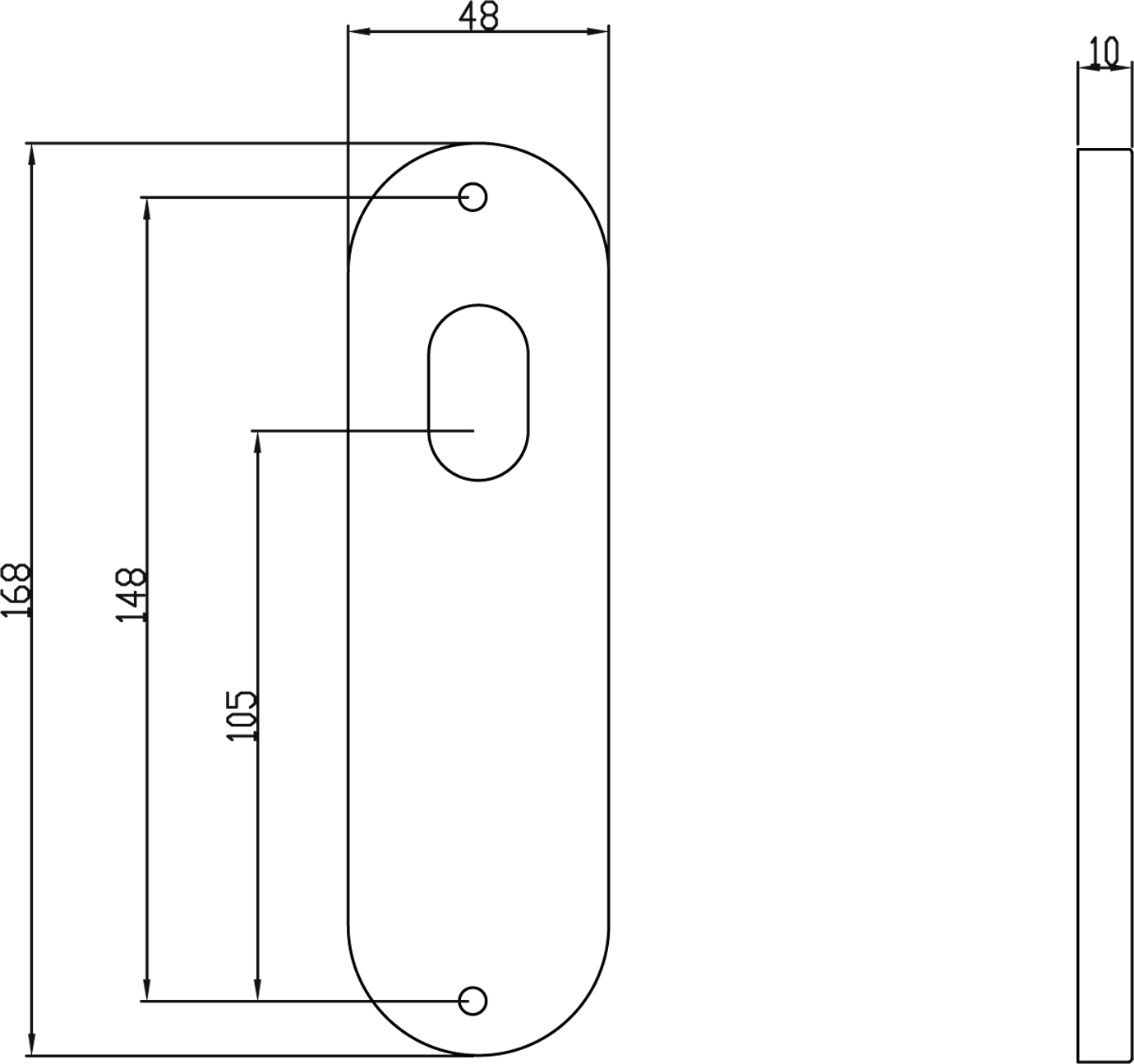 Plate Cylinder Hole Novas